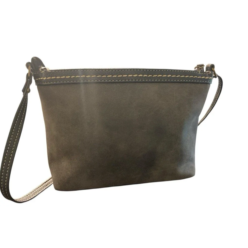 B.O.C‎ Born Concept Gray/ Black Crossbody Purse Faux Leather
